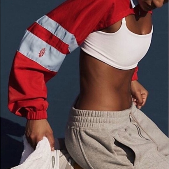 FP Movement by Free People Red and Light Blue Jacket - Picture 3 of 8